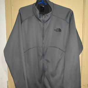 North face TNF APEX jacket light grey preowned